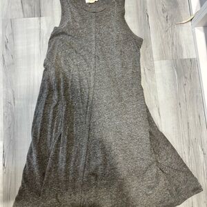 Nation Ltd Sleeveless Gray Knit Swing Dress